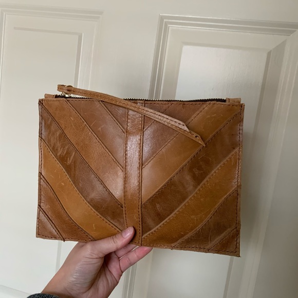 Magnolia Handbags - Magnolia Market Leather Clutch